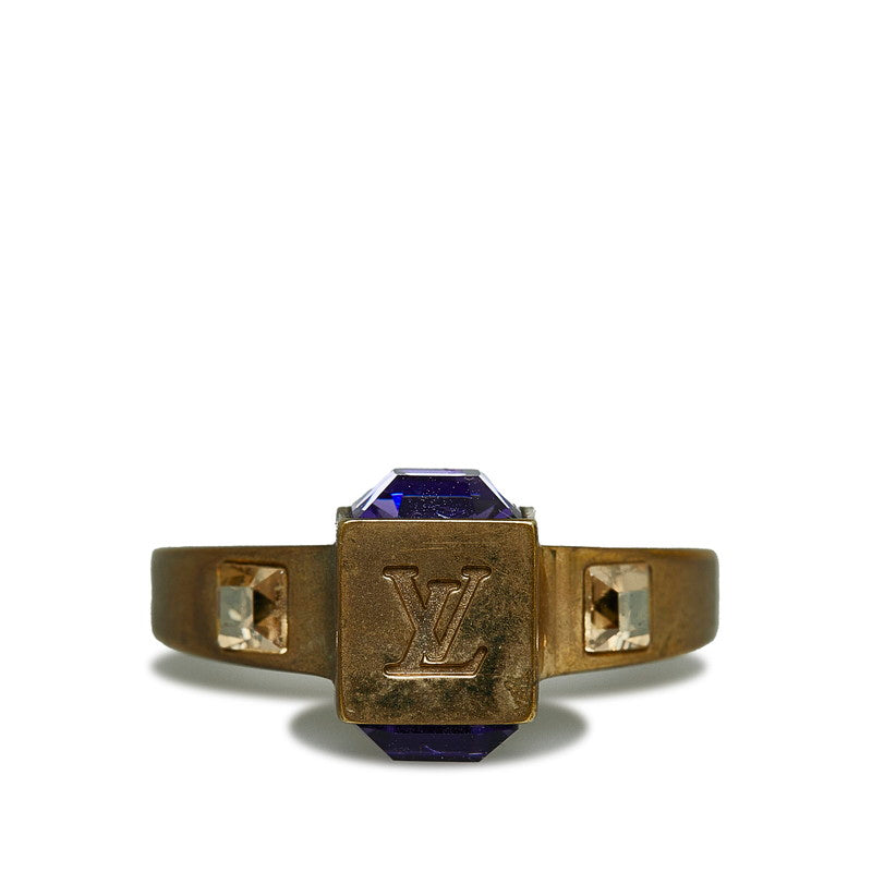 Louis Vuitton Gamble Ring M65099 Gold Purple in Very Good Condition