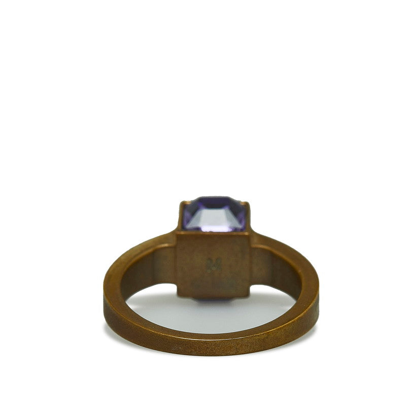 Louis Vuitton Gamble Ring M65099 Gold Purple in Very Good Condition