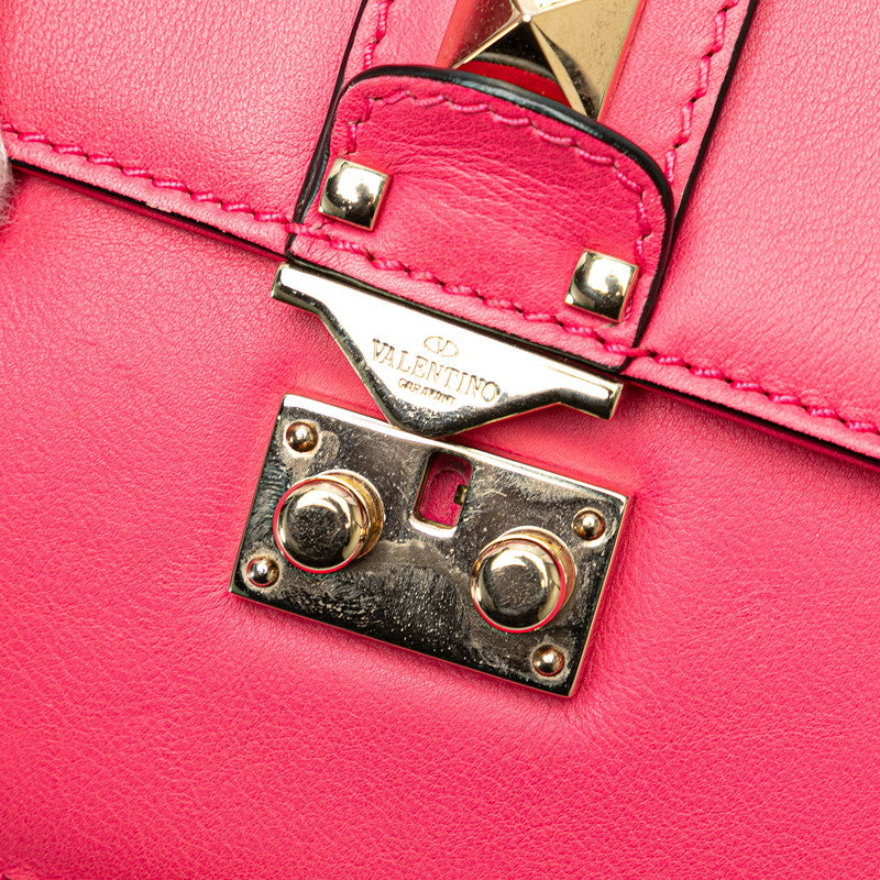 Valentino Rockstud Chain Shoulder Bag Pink