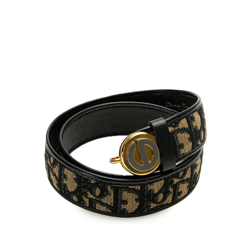 Dior Trotter Canvas Leather Belt