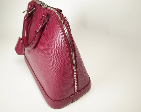 Louis Vuitton Epi Alma PM Handbag M40490 Red