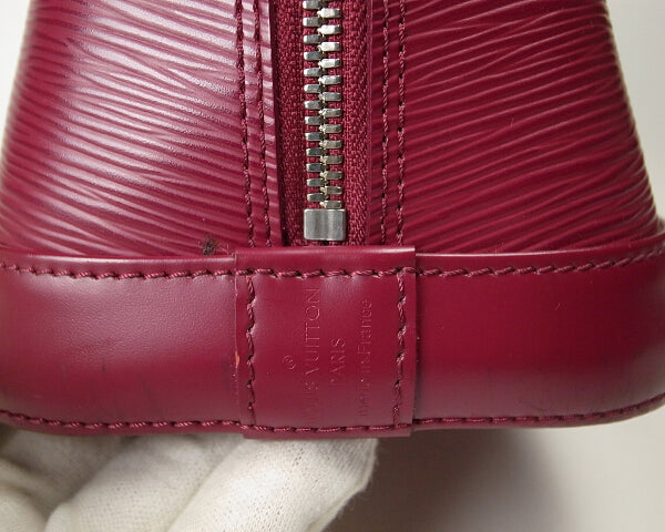 Louis Vuitton Epi Alma PM Handbag M40490 Red