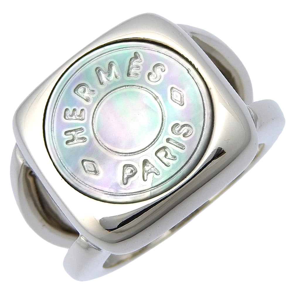 Hermes Silver 925 Shell Ring