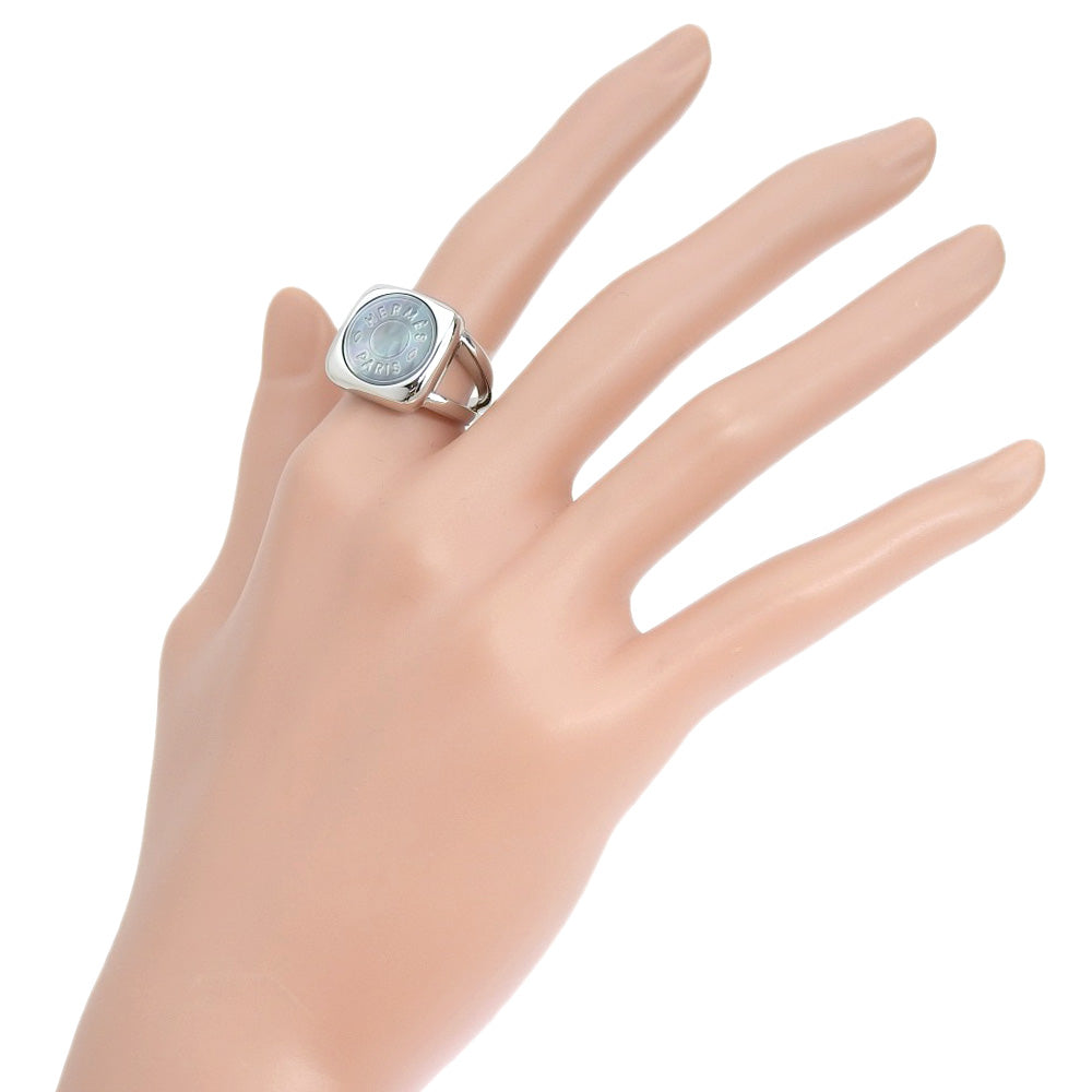 Hermes Silver 925 Shell Ring