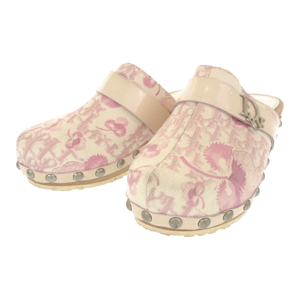 Dior Trotter Logo Canvas/PVC Sandals Kids