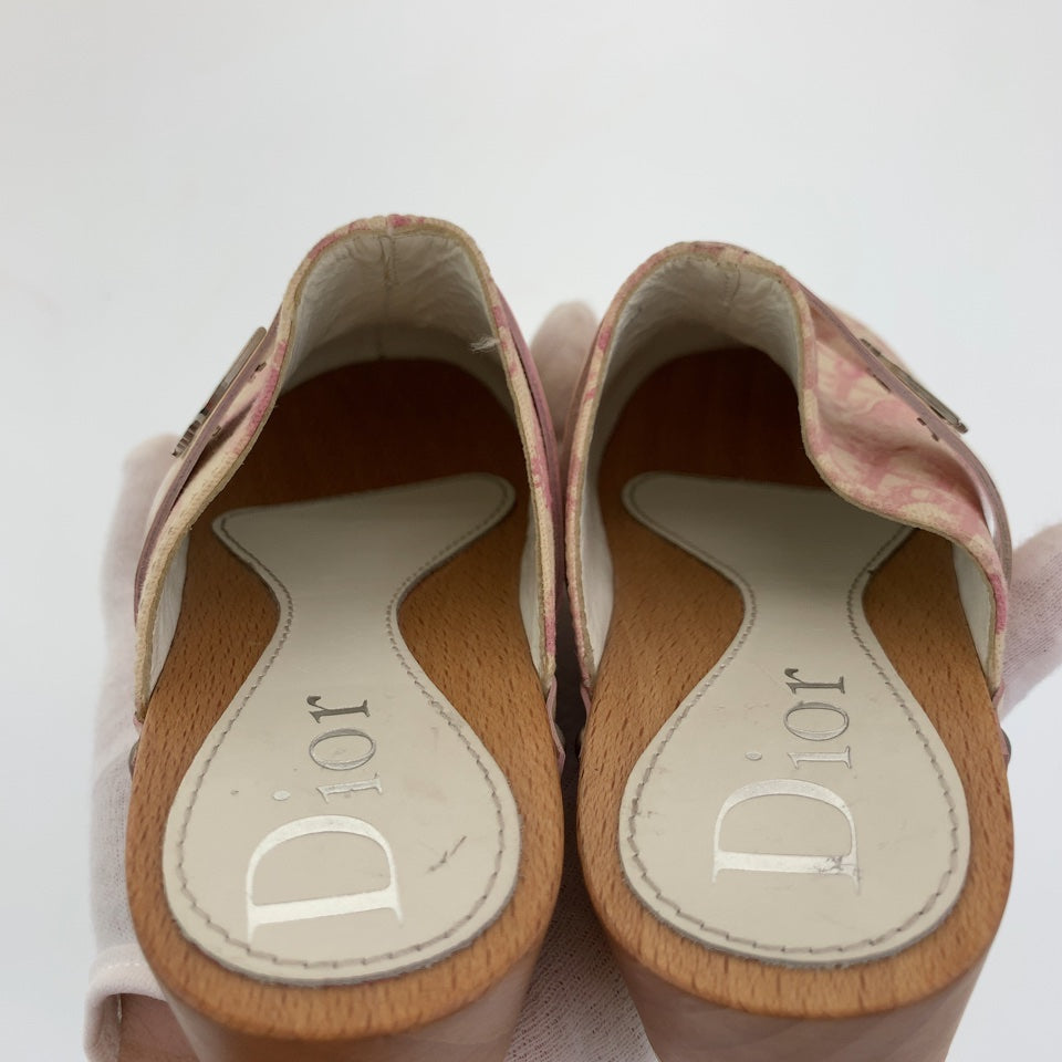 Dior Trotter Logo Canvas/PVC Sandals Kids in Very Good Condition