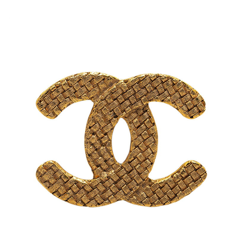 Chanel Coco Mark Gold Plated Brooch