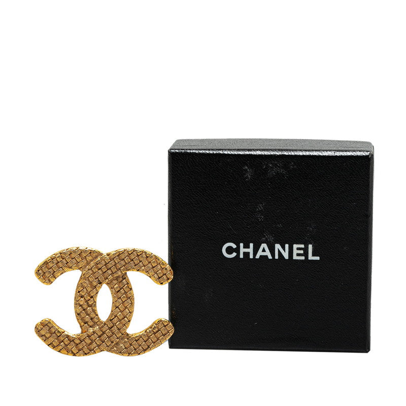 Chanel Coco Mark Gold Plated Brooch