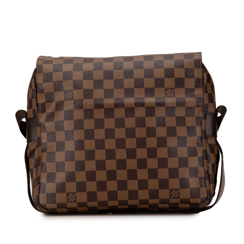 Louis Vuitton Damier Naviglio Shoulder Bag N45255 Brown PVC Leather