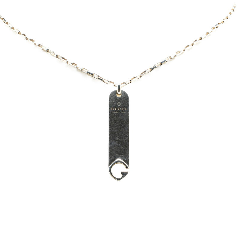 Gucci Silver Plate Necklace SV925