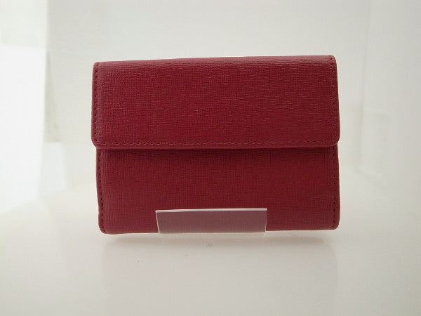 Furla Leather Compact Wallet Double Hook in Great Condition