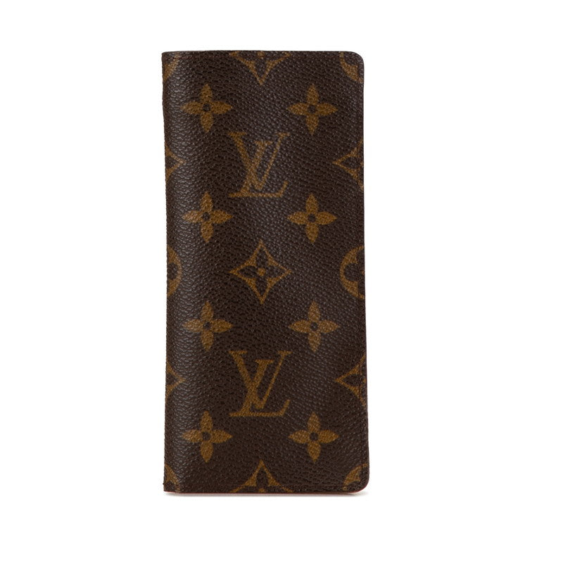 Louis Vuitton Monogram Eyeglass Case Brown PVC Leather