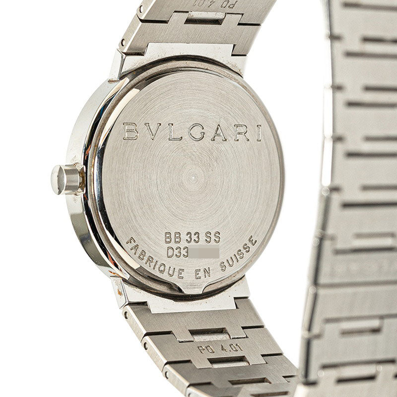 Bvlgari BB33SS Quartz Stainless Steel Men's Watch