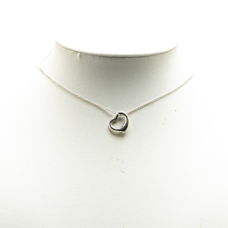 Tiffany & Co Open Heart Necklace Silver