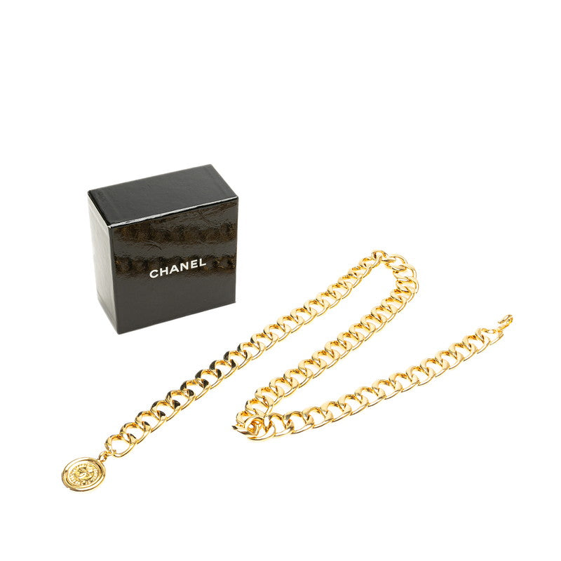 Chanel Vintage Coco Mark Medallion Chain Belt