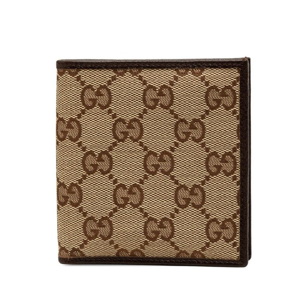 Gucci GG Canvas Leather Wallet