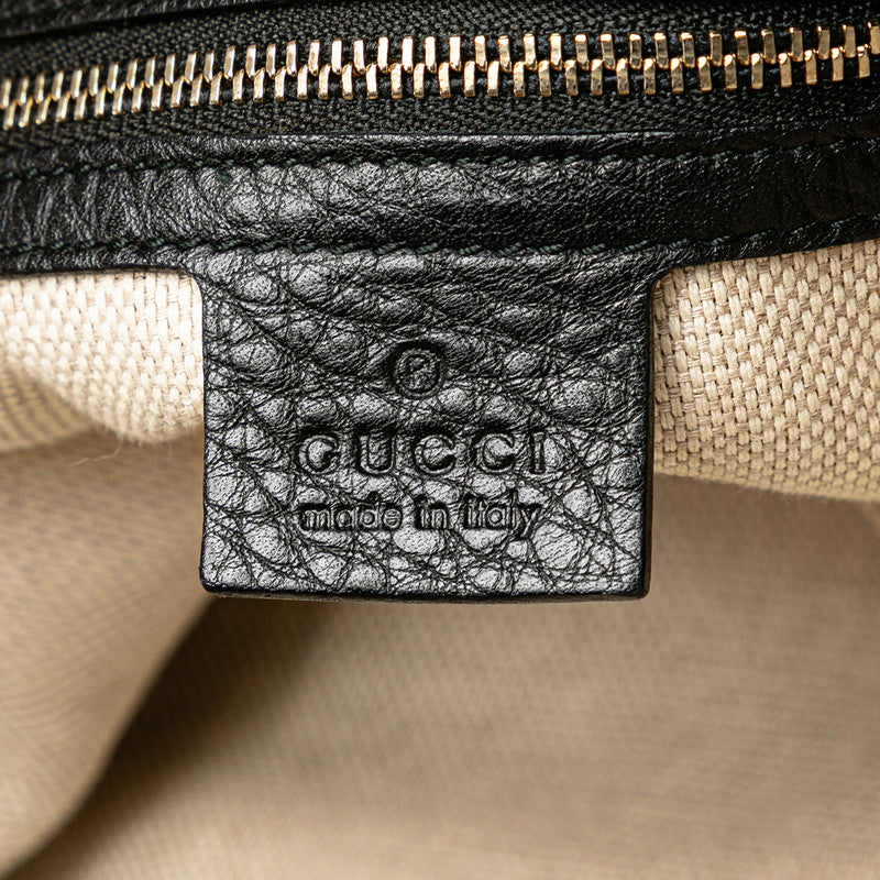 Gucci Soho Leather Interlocking G Tassel Fringe Chain Shoulder Bag 308987 in Very Good Condition