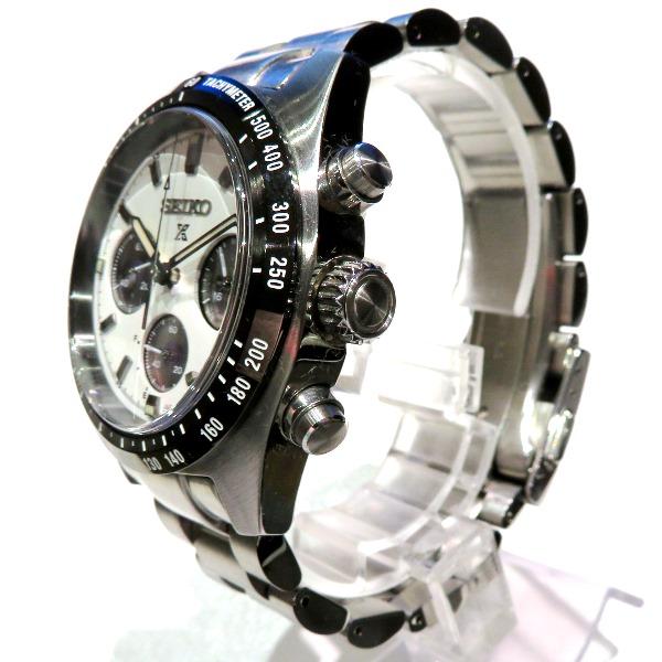 SEIKO Prospec SBDL085 Solar Men's Wristwatch in Stainless Steel White SBDL085