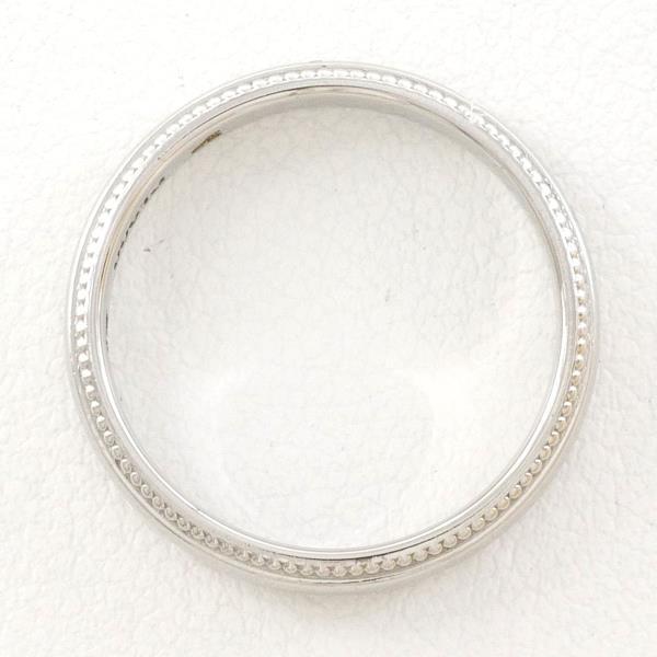 I PRIMO PT900 Platinum 4 Ladies' Diamond Ring with 0.01ct Blue Diamond, Silver