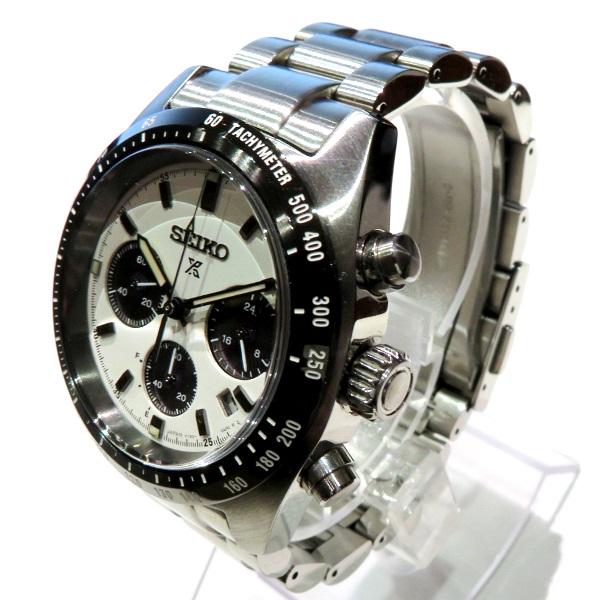 Seiko Prospex SBDL085 Solar Men's Watch in White Stainless Steel - Preloved SBDL085
