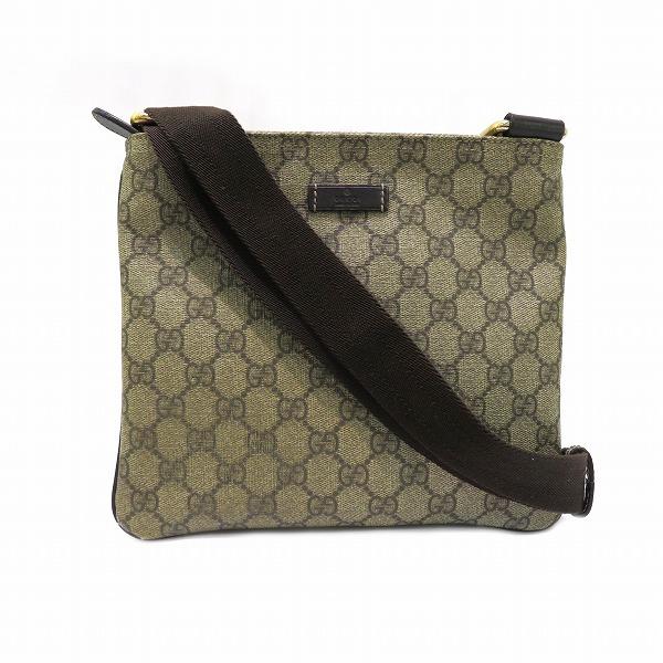 Gucci GG Supreme Crossbody Bag Canvas Crossbody Bag 201538 in Good condition