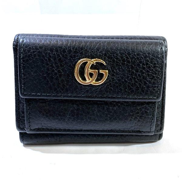 Gucci Leather Mini Wallet Trifold Wallet Leather Short Wallet 523277 in Good condition
