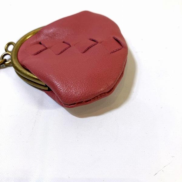 Leather Bag Charm Coin Purse in Very Good Condition