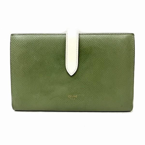 Celine Leather Bifold Long Wallet  Leather Long Wallet S-SD-3169 in Good condition