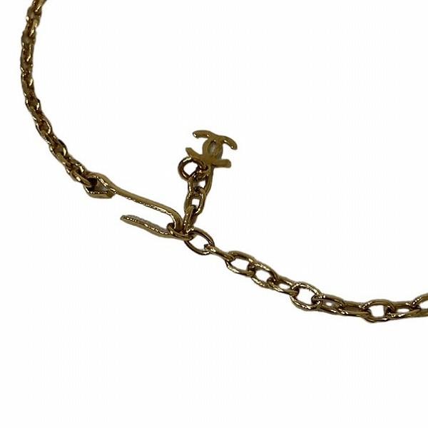 Triple CC Pendant Chain Necklace