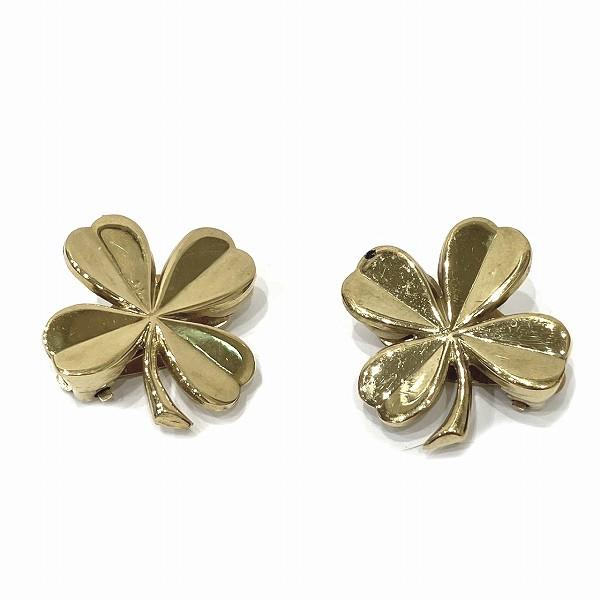 Clover Clip On Earrings  in Good Condition