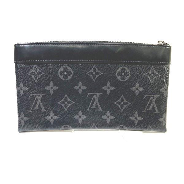 Louis Vuitton Pochette Discovery PM Canvas Clutch Bag M44323 in Fair condition