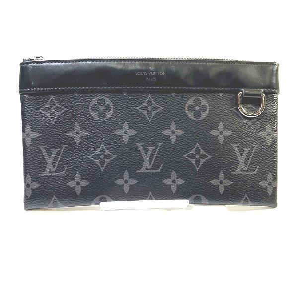 Louis Vuitton Pochette Discovery PM Canvas Clutch Bag M44323 in Fair condition