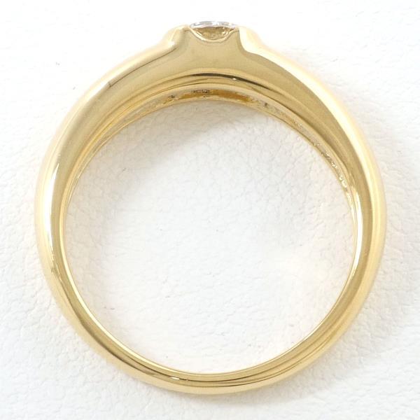 Ladies' VANDOME AOYAMA K18YG Yellow Gold Ring with 0.19ct Diamonds, Size 6 (Pre-owned)