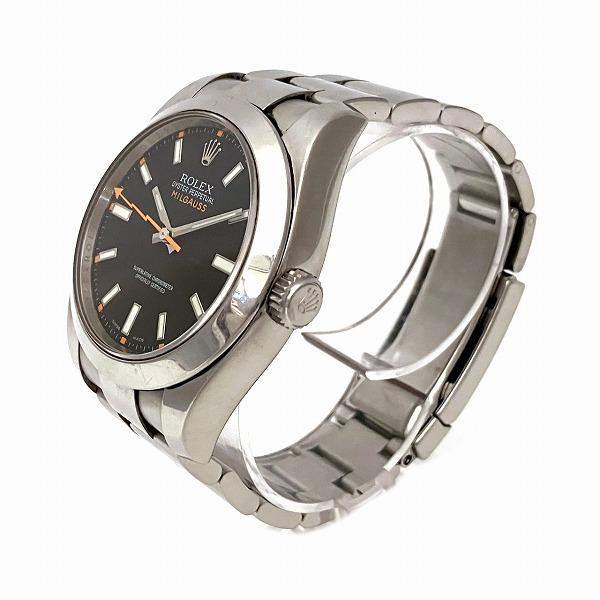 Rolex Milgauss Automatic Black Men's Watch 116400, Stainless Steel Strap 116400.0