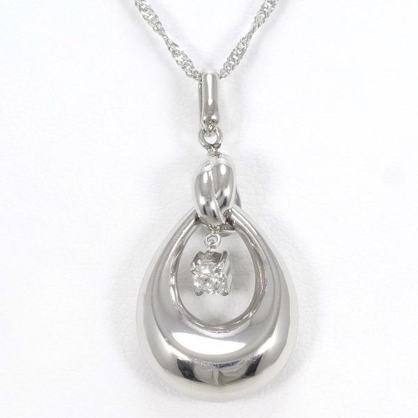 Other Platinum Diamond Necklace Metal Necklace in Excellent condition