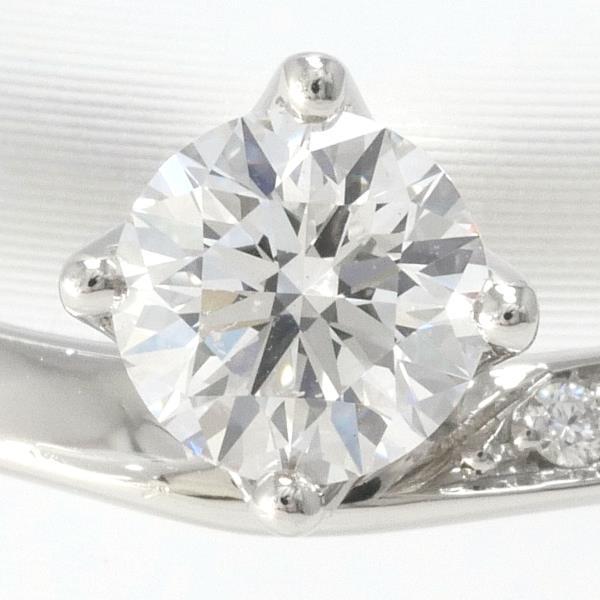 Kollanie Platinum PT950 Women's Diamond Ring, 0.308ct VVS1 & 0.03ct Diamond, Size 7, Total Weight Approx. 3.5g