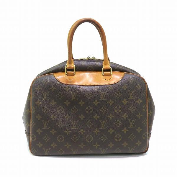 Louis Vuitton Deauville Canvas Handbag M47270 in Fair condition