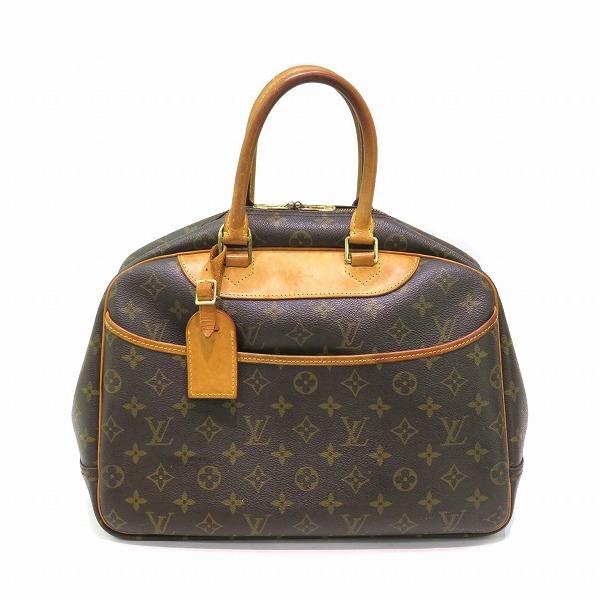 Louis Vuitton Deauville Canvas Handbag M47270 in Fair condition