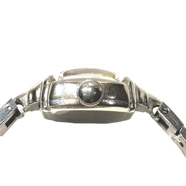 Hamilton K14WG Antique Ladies Manual Wind-up Watch in Silver 14k White Gold, Pre-owned in Good Condition