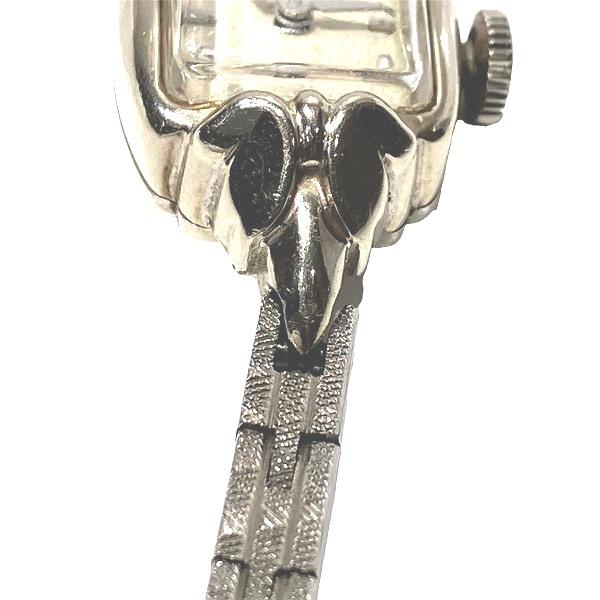 Hamilton K14WG Antique Ladies Manual Wind-up Watch in Silver 14k White Gold, Pre-owned in Good Condition