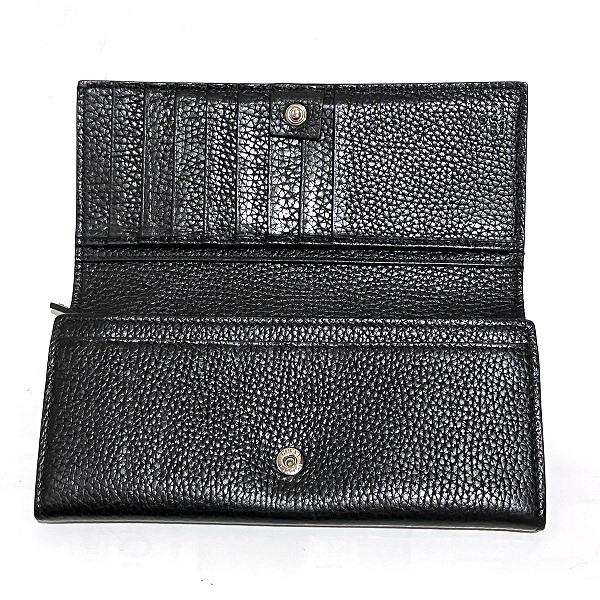 Leather Flap Long Wallet in Very Good Condition