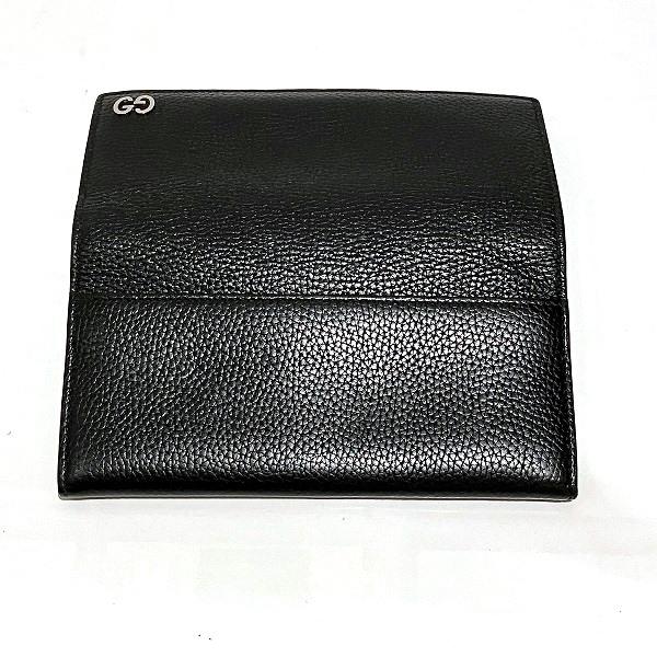 Leather Flap Long Wallet in Very Good Condition