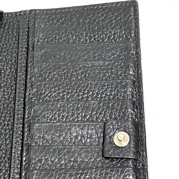 Leather Flap Long Wallet in Very Good Condition