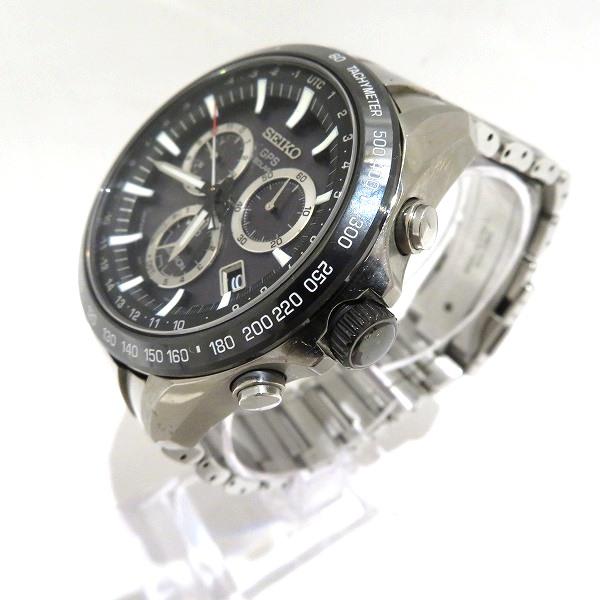 Seiko Astron GPS Solar Wristwatch 8X82-0AC0, Black Men's Edition in Stainless Steel/Ceramic Material  8X82-0AC0
