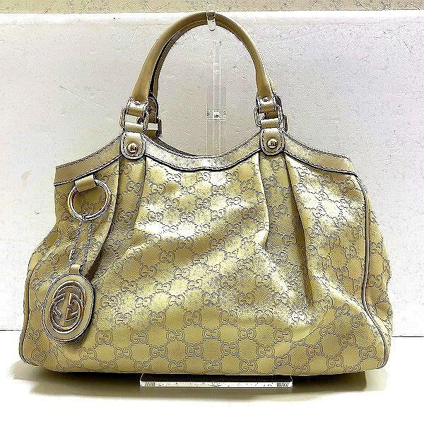Gucci Guccissima Leather Sukey Handbag Leather Handbag 211944.0 in Good condition