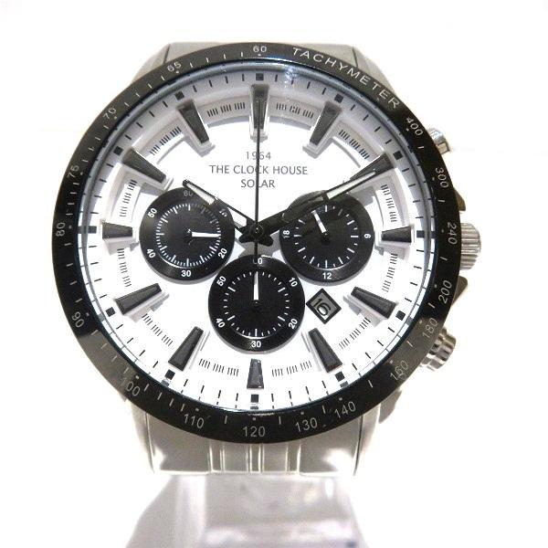 The Rockhouse MBC1003-WH1A Solar Chronograph White Men's Watch [Used] in Good Condition