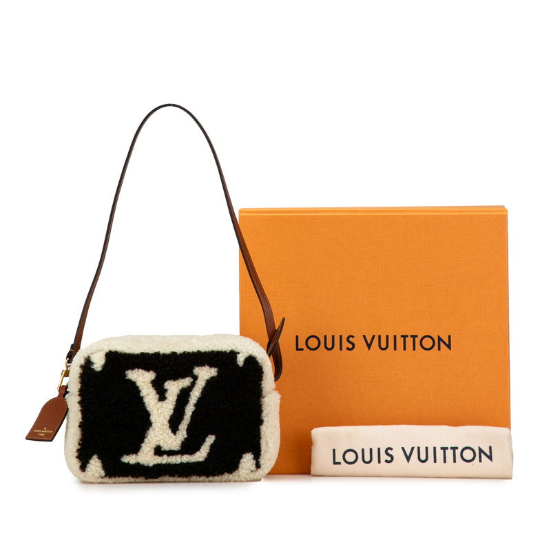 Louis Vuitton Monogram Teddy Beach Pouch Leather M68599 in Very Good Condition