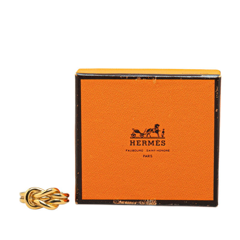 Hermes Attelage Scarf Ring Gold Plated