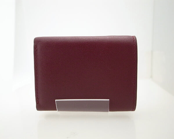 Furla Leather Babylon Trifold Wallet 993900 Red in Pristine Condition