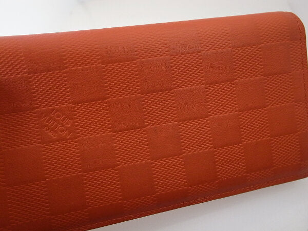 Louis Vuitton Damier Infini Portefeuille Brazza Long Wallet in Very Good Condition